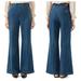 Gucci Jeans | Gucci Broken Twill Denim Wide Leg Flare Jeans Sz 38 | Color: Blue | Size: 4