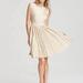 Kate Spade Dresses | Lovely Kate Spade Silk Pleated Midi Dress. Nwt Gold W White Polka Dots. Sz. 8 | Color: Gold/White | Size: 8