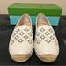 Kate Spade Shoes | Kate Spade White Leather Espadrille Slip On Laser Cutout Womens Sz 9m | Color: White | Size: 9