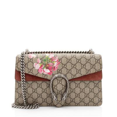 Gucci Bags | Gucci Gg Supreme Blooms Dionysus Small Shoulder Bag | Color: Pink | Size: 10.75" (L) X 2.50" (W) X 6.50" (H)