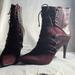Nine West Shoes | Nine West Burgundy Suede/Leather Boot | Color: Purple | Size: 9