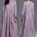 Anthropologie Dresses | Anthropologie Maeve Mauve Wendy Tiered Maxi Dress | Color: Pink/Purple | Size: M