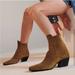 Zara Shoes | Brown Suede Chelsea Ankle Boot | Color: Brown/Tan | Size: 8