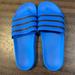 Adidas Shoes | Adidas Adilette Slides, Men’s Size 11 | Color: Black/Blue | Size: 11