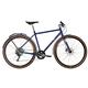 Cooper CG-7E (E-Bike mit 7-Gang-Microshift-Schaltwerk, Brooks-Sattel, Zehus Bike Gen2 Heckmotor, Rekuperation, Rahmenhöhe 61cm) Farbe: Blau