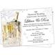 Personalised Diamond Wedding 60th Anniversary Invitations (Design Code:DWA 001) (Pack of 125)
