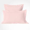 Pizuna Luxurios Cotton Standard Pillowcases 2 Pack Light Pink 50x75cm, 800 Thread Count Long Staple Combed Cotton Pillow Cover, Crisp Sateen Weave Oxford Pillow Cases (Luxury Pillowcase 2 PC)