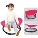 Autism Kids Swiel Chair - Sensory Toy Chair - Carousel Spin Sensory Chair - Training Body Coordination - Kids Spinning Chair - Metal Base Non-Slip Sitting More Safer For Ages 3-12 ( Color : Pink )