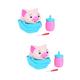 SAFIGLE 2 Pcs Remote Control Toys Feedng Toy Electric Pet Toy Toys for Infants Robotic Puppy Intelligent Robot Pet Pretend Play Pet Puppy Toys for Kids Doll Playsets Child Machine Pet Pig