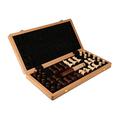 PacuM Chess Game Set Chess Set Chess Board Set 16.5 Inch Chess Board Foldable，Wooden Chess Set，Handcrafted Chess Pieces 2 in 1 Board Games Chess Board Game Chess Game Chess