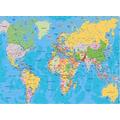 ALKOY 1000 Piece World Map Puzzle, Colorful Puzzles, Psychedelic Games, Challenge Puzzles, Educational/Map/3000Pcs