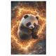 Panda Wooden Jigsaw Puzzles 1000 Pieces Jigsaw Puzzle Family Activity Jigsaw Puzzles Educational Games for Adults And Kids Age 12 Years Up （78×53cm）