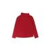 Leveret Long Sleeve Turtleneck: Red Solid Tops - Kids Girl's Size 6