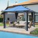 COVERONICS 10 Ft. W x 10 Ft. D Steel Patio Gazebo Hardtop/Metal/Steel in Gray | 102.36 H x 116.16 W x 116.16 D in | Wayfair CO-PC001-1010Gr