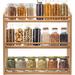 Prep & Savour 3-Tier Bamboo Spice Rack, 15.74" L X 5.11" W X 16.53" H, Wood Spice Jars Holder | 16.53 H x 15.74 W x 5.11 D in | Wayfair