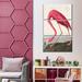 Bay Isle Home™ American Flamingo On Canvas 3 Pieces Set Metal | 32 H x 20 W x 1.25 D in | Wayfair EADF5D4CC1A8491C9CF47E5B9A0A7139