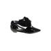Attilio Giusti Leombruni Flats: Black Print Shoes - Women's Size 35 - Pointed Toe
