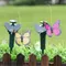 Décoration de jardin à énergie solaire, papillons flottants dansants, oiseaux volants, cour de jardin, décoration extérieure de la maison, terres agricoles
