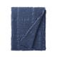 Couvre lit en jacquard de coton bleu 260x240