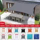 6X4m Impermeabile Grande Riparo Solare Parasole Protezione Baldacchino Esterno Giardino Patio Piscina Ombra Vela Tenda da campeggio Ombra
