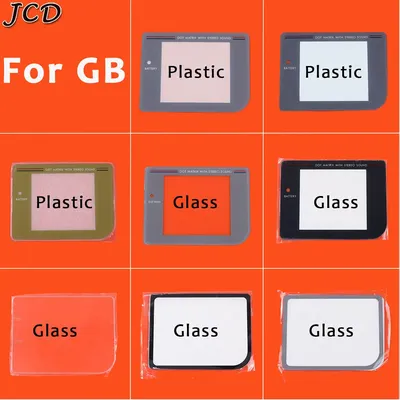JCD 8 modelle Bildschirm Objektiv Abdeckung Für Gameboy Game Boy DMG Für GB Display Screen schutz objektiv Kunststoff Glas