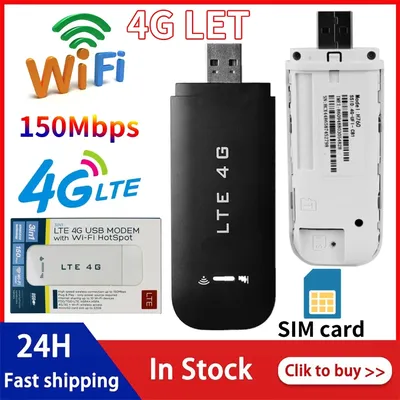 4G LTE Wireless USB Dongle WiFi Router 150Mbps Mobile Broadband Modem Stick Sim Karte USB Adapter Pocket Router Netzwerk Adapter