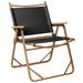 GoDecor Camping Chairs Outdoors with Versatile Sports Chair Outdoor Chair & Lawn Chair Black