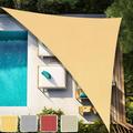 AYAMAYA Triangle Sun Shade Sail Canopy Cover UV Block Sunshade Yard Deck Patio Outdoor