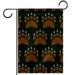 Grizzly Bear Claw Brown Pattern Garden Banners: Outdoor Flags for All Seasons Waterproof and Fade-Resistant Perfect for Outdoor Settings