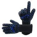 DxhmoneyHX Grilling Gloves Extreme Heat Resistant Grill BBQ Gloves Non-Slip Kitchen Oven Mittens