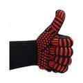 DxhmoneyHX Grilling Gloves Extreme Heat Resistant Grill BBQ Gloves Non-Slip Kitchen Oven Mittens