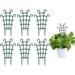 Plant Trellis for Potted Plants Garden Trellis for Climbing Plants Plastic Mini Climbing Plant Trellis Flower Pots Support Stackable Trellis for Climbing Plants Peas Dark Green