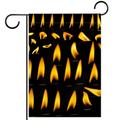 Candle Flame Fire Light Burn Pattern Garden Banners: Outdoor Flags for All Seasons Waterproof and Fade-Resistant Perfect for Outdoor Settings