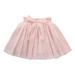 Fauean Girls Dresses Skirt Net Half Skirt Bow Tied Elastic Waist Princess Skirt Pink Size 120