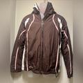 Columbia Jackets & Coats | Columbia Sportswear Omni Tech Titanium Coat Womens Size Medium | Color: Brown/Pink | Size: M