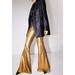 Free People Pants & Jumpsuits | Free People Party Flare Pants In Matte Gold. Size Small. Euc | Color: Gold | Size: S