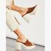 Free People Shoes | Free People Zoe Suede Square Toe Block Heel Platform Sandals | Color: Brown | Size: 9