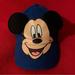 Disney Other | Disney Mickey Mouse Hat | Color: Black/Blue | Size: Adjustable