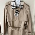 Burberry Jackets & Coats | Burberry London England Women’s Trench Coat In Perfect Condition. Size 8. | Color: Tan | Size: 8