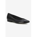 Women's Remi Flat by Ros Hommerson in Black Leather Patent (Size 7 1/2 M)