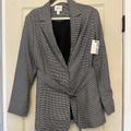 Nine West Jackets & Coats | Nine West Jacket | Color: Black/Silver | Size: L