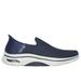 Skechers Men's Slip-ins: GO WALK AF 2.0 - Hands Free 2 Slip-On Shoes|Size 10.0 Extra Wide|Navy|Textile/Synthetic|Vegan|Machine Washable|Arch Fit