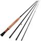 Fishing Rod, Freshwater Flying Rod, Trout, Salmon Fishing Gear, Telescopic Fishing Rod (Color : Braun)