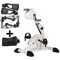 Pedal Exerciser Bike, Electronic Physical Therapy Rehabilitation Bike, Recumbent Exercise Bike with Adjustable Resistance, Arm & Leg Fitness Machine for Handicap