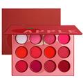 Beauty glazed eyeshadow palette 20pcs/lot Red Eyeshadow Palette Cosmetics Cute Blush Eye Shadow Custom Eyeshadow Palette With Logo Qing beauty eyeshadow palette (Size : Mixed Color)
