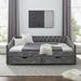 Red Barrel Studio® Vivvian Upholstered Panel Bed Faux leather in Gray | 30.5 H x 41 W x 81.5 D in | Wayfair 1F8BCF56A4DB420FAB0501F7F6A77FC8