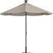 Arlmont & Co. Roshun 108" Lighted Beach Umbrella, Polyester in Gray | 102 H x 108 W x 102 D in | Wayfair ABE0E9E6DE2647B98333C13DF9D9C11B