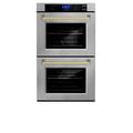 ZLINE 30" Professional Double Wall Oven w/ Self Clean & True Convection, Stainless Steel | Wayfair AWDSZ-30-CB