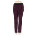 White House Black Market Leggings Boot Cut Boot Cut: Burgundy Bottoms - Women's Size 4