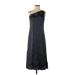 Club Monaco Casual Dress - Slip dress: Black Brocade Dresses - Women's Size 0